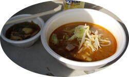味噌ラーメン&ジュンサイスープ