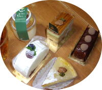 上品なケーキ